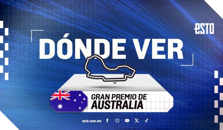 El GP de Australia se disputa el fin de semana. FOTO: Especial