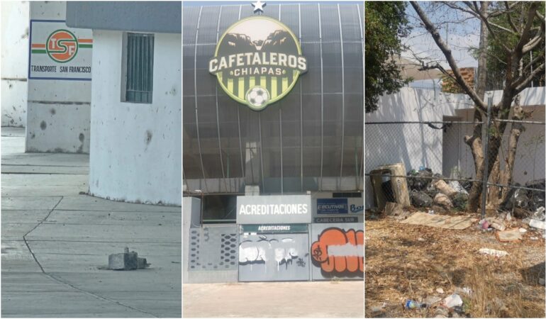 El Víctor Manuel Reyna está completamente abandonado. FOTOS: ÁNGEL CANSECO | El Heraldo de Chiapas