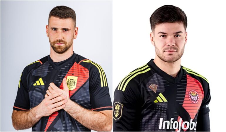 España usa los mismos uniformes que Porcinos FC en la Kings League / Foto: TW @SEFutbol