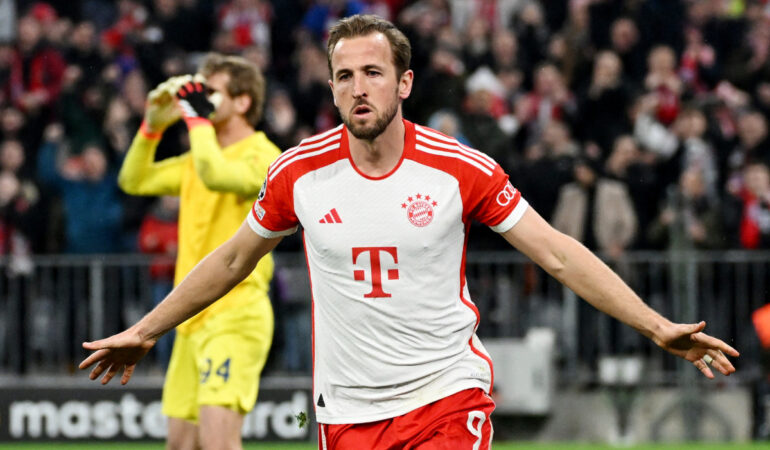 Harry Kane guió la victoria del Bayern. FOTO: Reuters