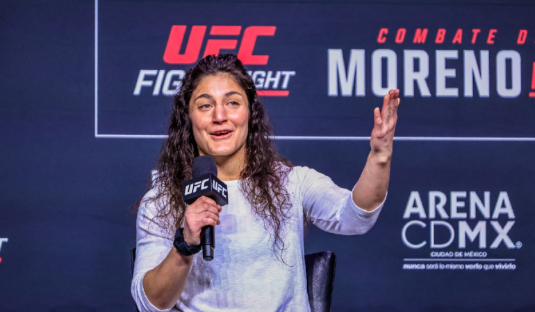Loopy Godínez, lista para otra pelea de la UFC. Foto: Luis Garduño