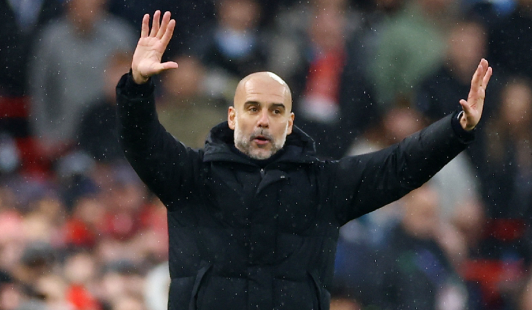 Pep Guardiola disfruta los partidos ante el Real Madrid / Foto: Reuters
