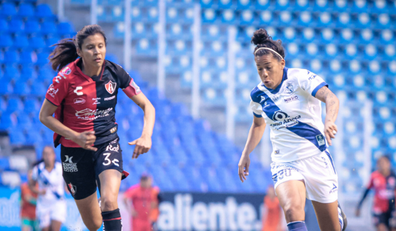 Puebla femenil nunca pudo anotarle al Atlas. FOTO: CORTESÍA PUEBLA FC FEMENIL