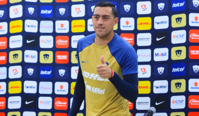 Rogelio Funes Mori, listo para regresar al cien con Pumas. Rogelio Funes Mori respeta las opiniones de sus compañeros sobre el Tata. FOTO: Oswaldo Figueroa | ESTO