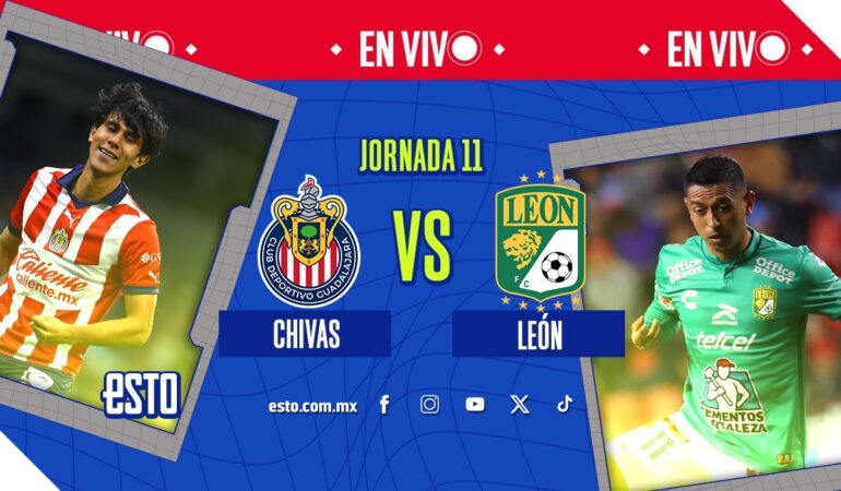 Chivas recibe a León en el Akron / Arte: Abril Hernández