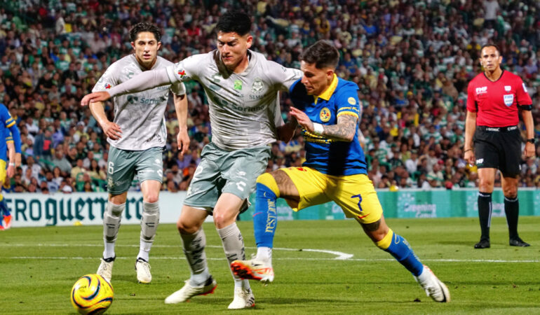 América no pudo en su visita con Santos Laguna. FOTO: Antonio Meléndez | El Sol de la Laguna