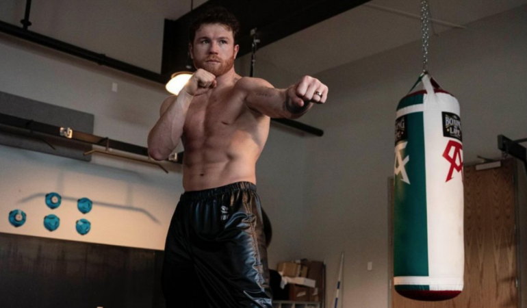 Canelo Álvarez está listo para su pelea ante Munguía. FOTO: Instagram @canelo