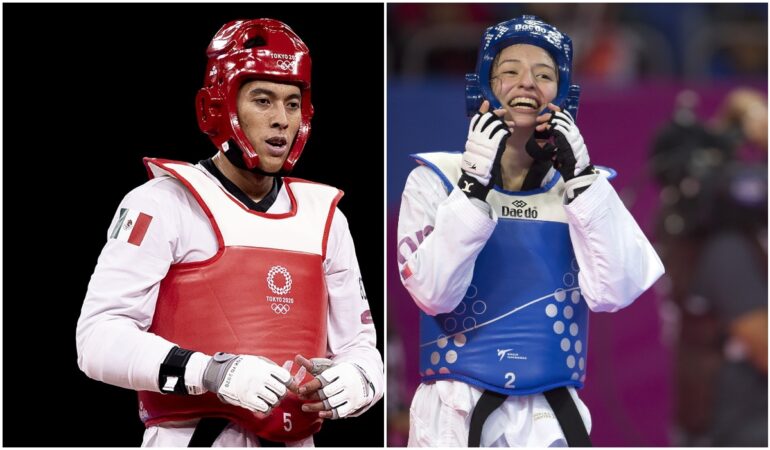 Carlos Sansores y Daniela Souza serán los únicos mexicanos de taekwondo en París / Foto: Mexsport