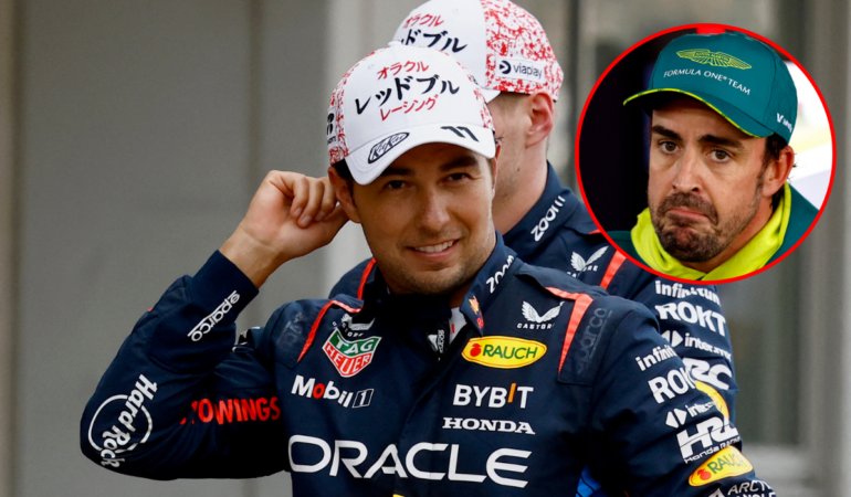Checo Pérez tiene ocho años menos que Fernando Alonso Foto_Reuters