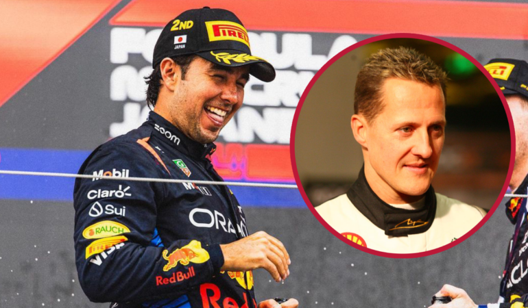 Checo Pérez ya tiene más puntos que Michael Schumacher en F1 / Foto: Reuters