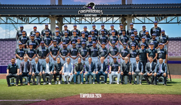 Conspiradores de Querétaro, listos para su debut en la LMB. FOTO: FB @Conspiradores Qro