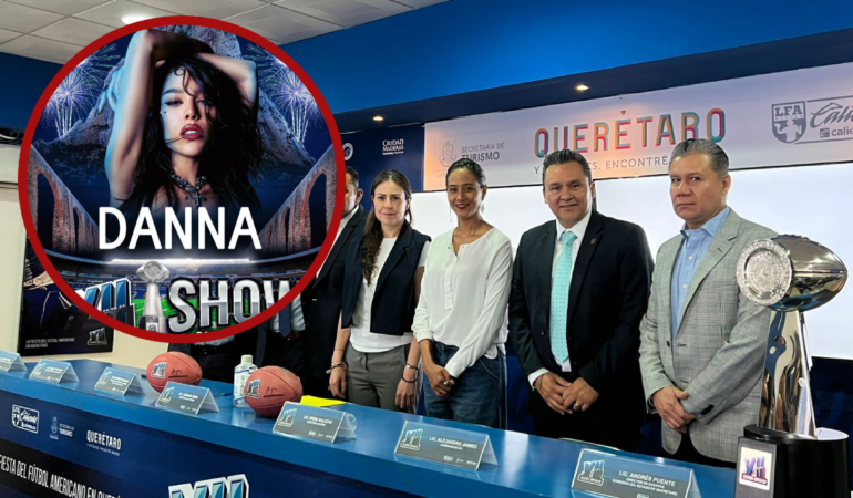 Danna Paola estelarizará el Tazón México VII / Foto: Álvaro Zaldaña