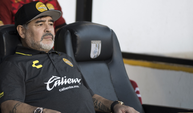 Diego Armando Maradona soñaba con dirigir al América foto: MexSport