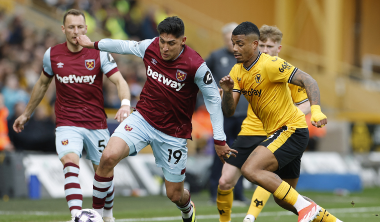Edson Álvarez fue titular en la victoria del West Ham / Foto: Reuters