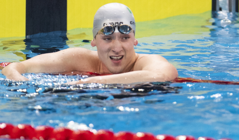 Gabriel Castaño tuvo una gran jornada al vencer a Dressel / Foto: Mexsport