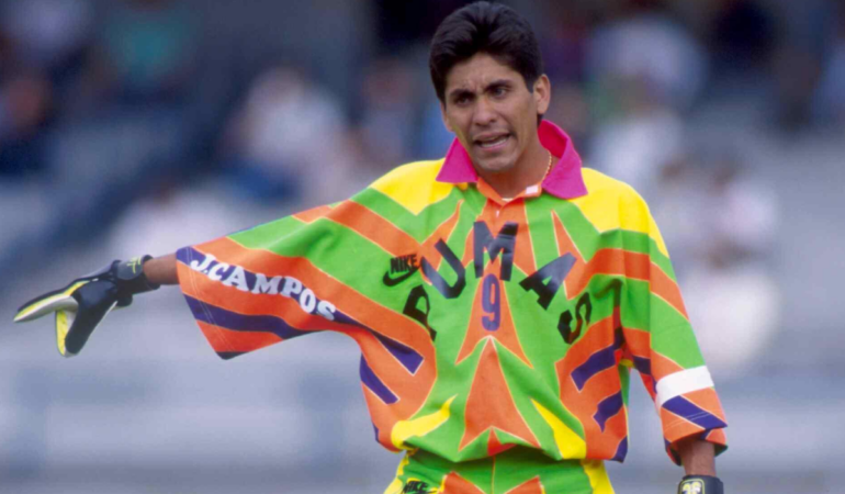 Jorge Campos es el portero recordado como el mejor en Pumas. FOTO: MEXSPORT