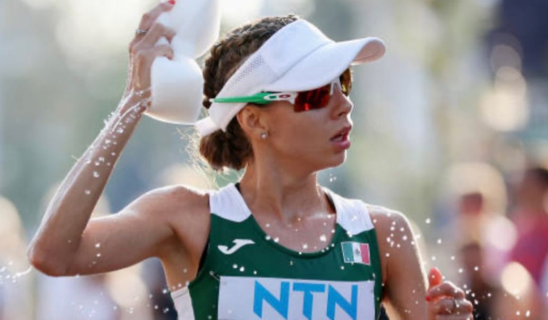 La marchista también participará en individuales femenil / Foto @alegnam2