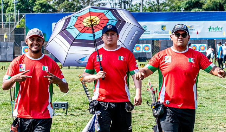 La tripleta de Tiro con Arco se corono campeón panamericano de la especialidad. Foto: @Conade
