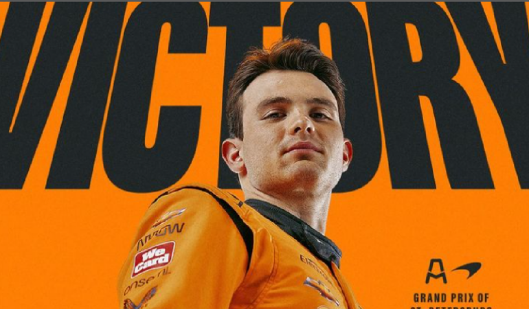 La victoria del Pato O'Ward se anunció el 24 de abril Foto: Cortesía @ArrowMcLaren IndyCar