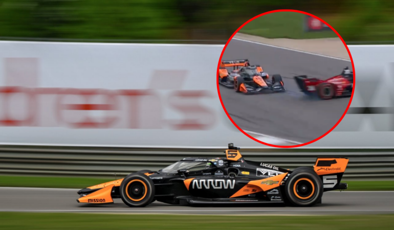O'Ward pasó del lugar 4 al 22 en Alabama / Foto: Cortesía @ArrowMcLaren