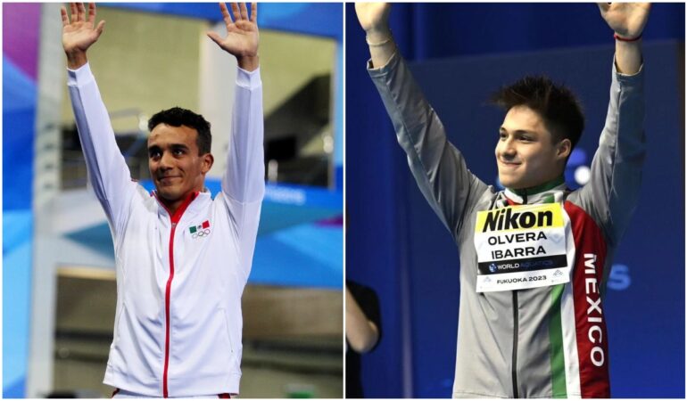 Osmar Olvera y Juan Celaya se subieron al podio con la medalla de plata / Foto: Instagram