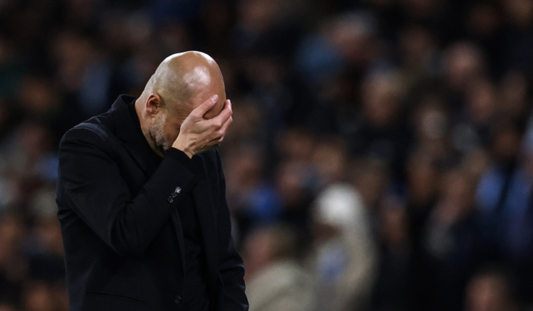 Pep Guardiola es cliente del Real, no le puede ganar. Foto: AFP