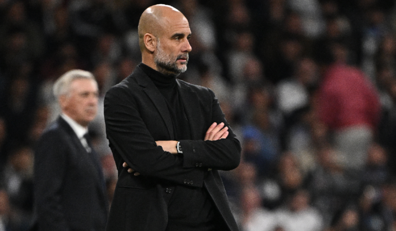 Pep Guardiola quiere ir con calma en la búsqueda de los títulos / Foto: AFP