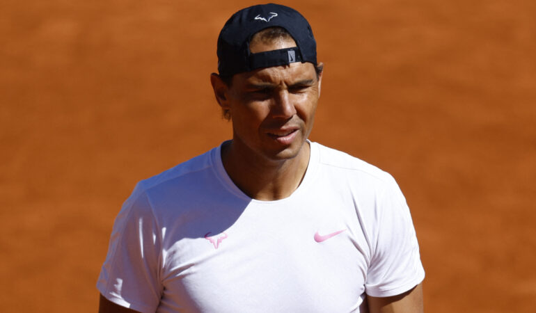 Rafael Nadal no sabe si jugará en Roland Garros. FOTO: Reuters