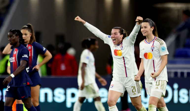 Seis minutos le bastaron al Olympique Lyon para darle la vuelta al partido Foto_Reuters