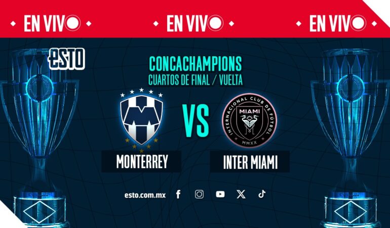 Rayados vs Inter Miami partido de vuelta de cuartos de final. Arte: Abril Hernández