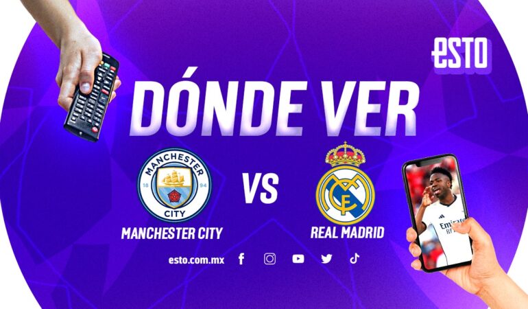 El Manchester City y Real Madrid definirán a uno de los semifinalistas de UCL / Arte: Abril Hernández