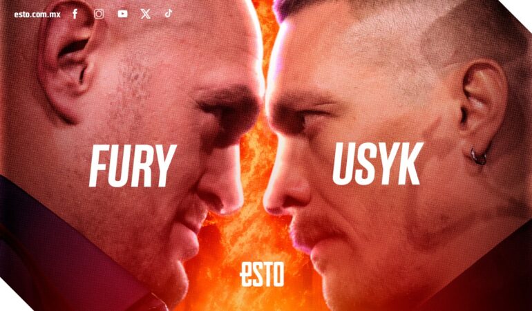 Tyson Fury y Oleksandr Usyk unificarán los campeonatos de peso pesado / Arte: Noé López