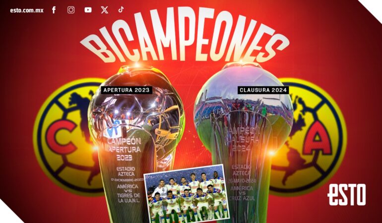 América es el cuarto club de la Liga MX en lograr un Bicampeonato en torneos cortos / Arte: Especial