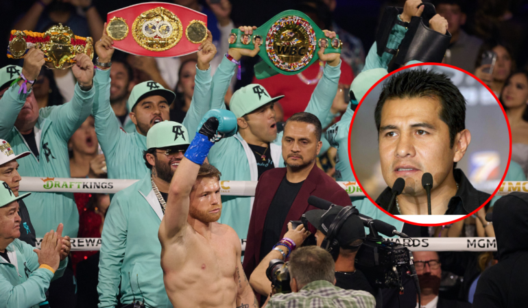 Canelo terminó con el invicto de 43 peleas de Jaime Munguía / Foto: Mexsport