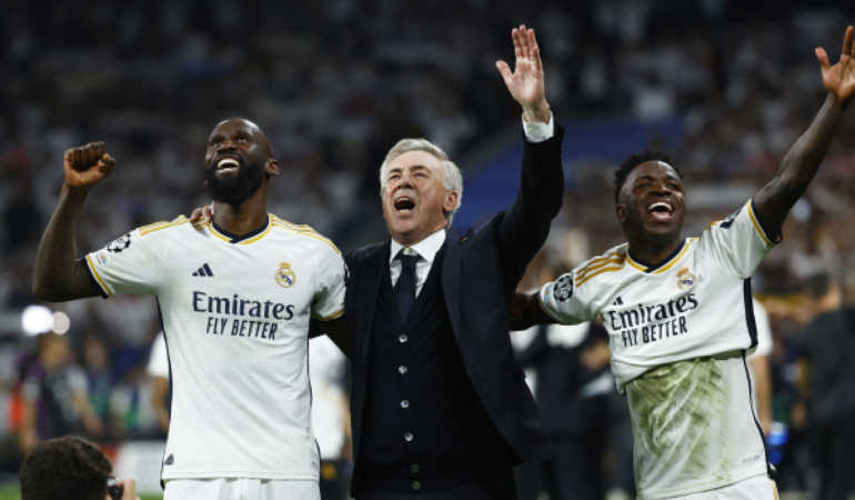 Carlo Ancelotti podría sumar una nueva Champions a sus vitrinas / Foto: Reuters