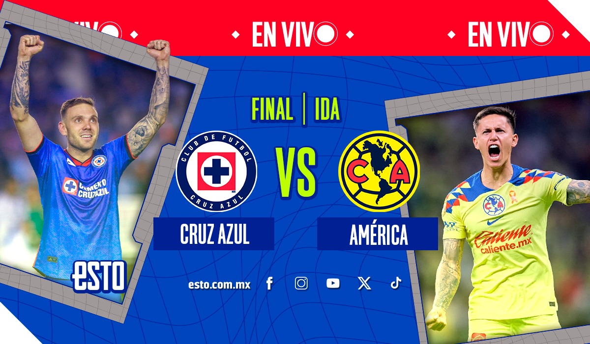 Cruz Azul vs América; sigue EN VIVO online todas las acciones de la ida