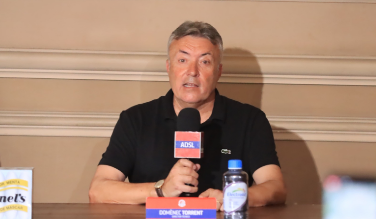 Doménec Torrent aclaró que le gusta el buen proyecto del Atlético de San Luis foto: Cristian Robledo