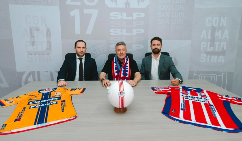 Doménec Torrent llegó a San Luis para ser su nuevo DT / Foto: IG Atlético San Luis