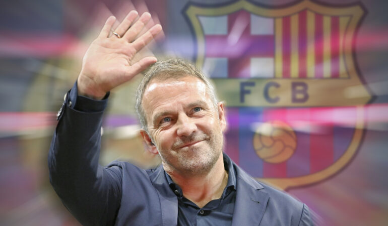 Hansi Flick tomaría las riendas del Barcelona. FOTO: Reuters
