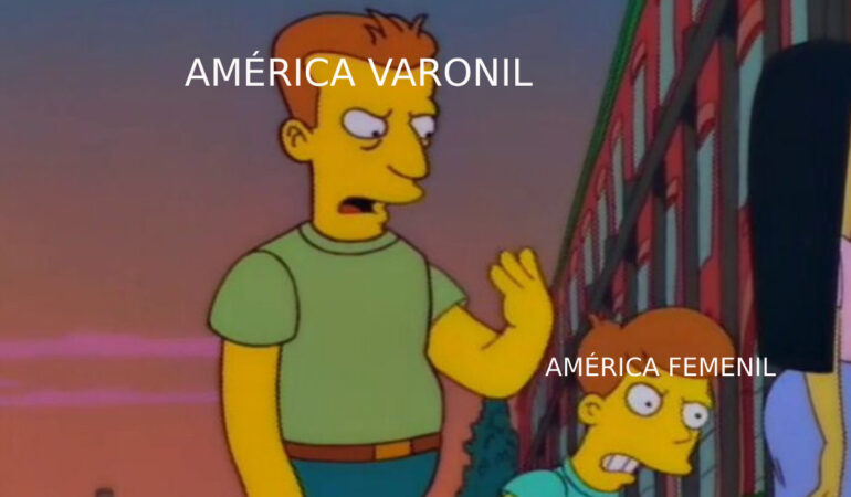 Los memes se fueron contra América Femenil. FOTO: Especial