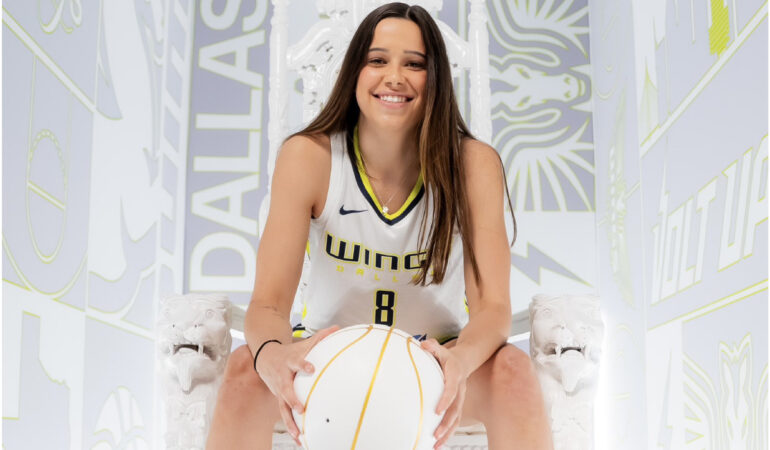 Lou López hizo historia en la WNBA. FOTO: IG @loulpzs