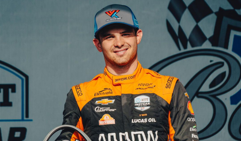Pato O'Ward finalizó primero en la cuarta práctica / Foto: IG Pato O'Ward