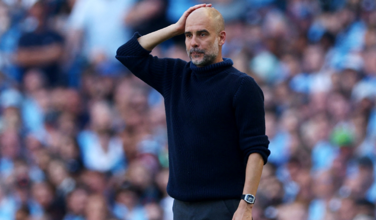 Pep Guardiola se despidió de Jürgen Klopp foto_ Reuters