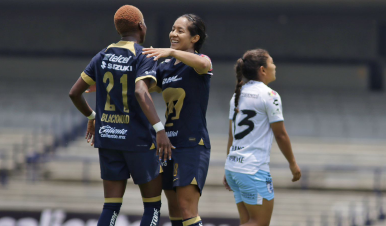 Pumas Femenil goleó a Gallos y está en Liguilla / Foto: Ramón Romero
