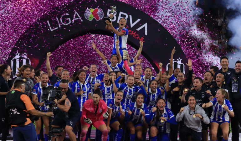 Rayadas es el segundo equipo con más títulos (3) de Liga MX Femenil / Foto: Erik Estrella