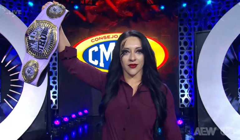 Stephanie Vaquer podría exponer su campeonato ante Mercedes Moné / Foto: AEW