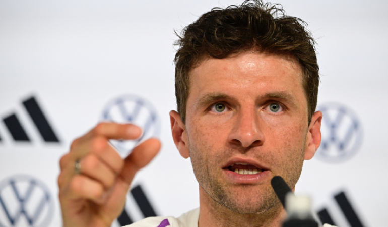 Thomas Müller no quiere despedirse todavía de la selección alemana / Foto: AFP