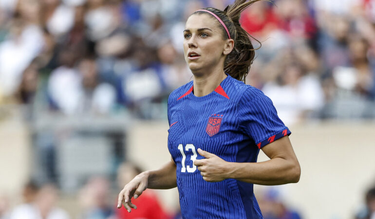 Alex Morgan, dolida por no estar en Juegos Olímpicos. FOTO: AFP