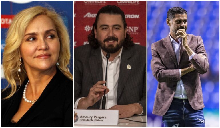 Angélica Fuentes tendría que ver con la salida de Fernando Hierro de Chivas / Foto: Mexsport