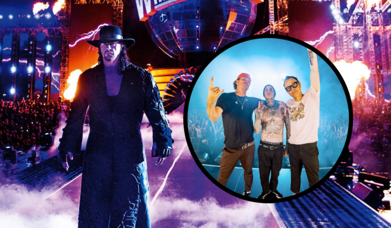 Blink 182 rindió homenaje a The Undertaker / Foto: Cortesía WWE